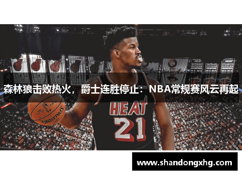 森林狼击败热火，爵士连胜停止：NBA常规赛风云再起